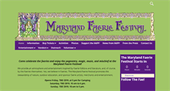 Desktop Screenshot of marylandfaeriefestival.org