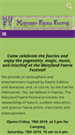 Mobile Screenshot of marylandfaeriefestival.org